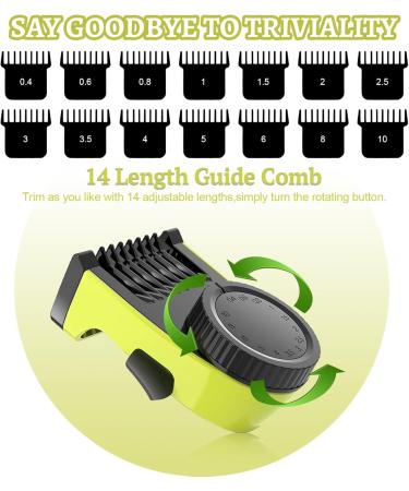 14-in-1 Replacement Blade for QP2520 QP2620 QP2630 QP2724 QP2834 - 0.4mm to 10mm Length Settings | International Shipping Available - Buy Online on GoSupps.com