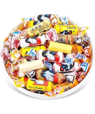 White Rabbit Toffee Milk sugar Childhood Tastes Toffee Small Gifts Snacks White Rabbit Creamy Candy Gummies Chinese candy chocolate confectionery Fudge (Chocolate flavored milk candy 114g) Chocolate flavored milk candy 114g - Buy Online on GoSupps.com