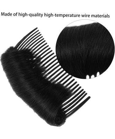 Ipetboom 1pc Wig Booster Pad Hair Bun Updo Maker Hair Barrettes for Honey Brows Bump up Comb Clip Bun Hair Brown Hair Volume Clips Hair Comb Miss Base High Temperature Wire 10X5cm Brown - Buy Online on GoSupps.com