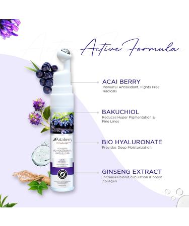 Acai Berry Under Eye Cream - Reduce Dark Circles & Puffiness with Hyaluronic Acid & Retinol - Buy Online on GoSupps.com