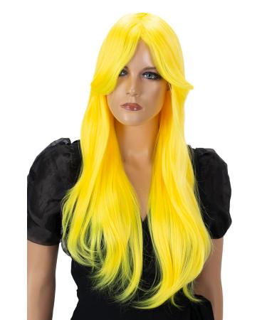 CAISHA 70cm Kiara Per cke f r Fasching Karneval & Cosplay | Lange Gelbe Party Per cke kaufen - Internationaler Versand - Buy Online on GoSupps.com