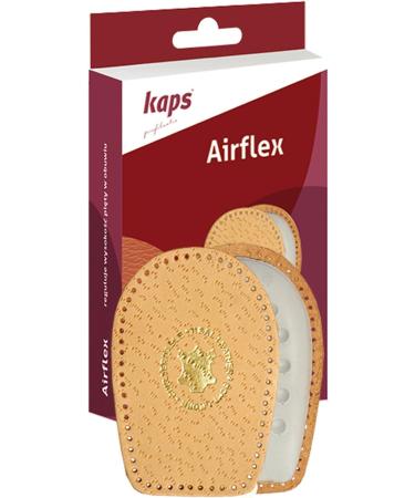 Buy Kap's Airflex Insole - Orthopedic Heel Cushion & Leather Shoe Inserts for Men | Sizes 41-43 EUR 7-9 UK - Buy Online on GoSupps.com