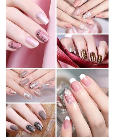 EBANKU 2 PCS Blue Clear Silicone Nail Art Stamper Kit - Transparent Soft Jelly Stamper for Manicure Tools (2 Styles) - Buy Online on GoSupps.com
