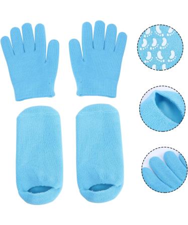 FRCOLOR Features Socks for Women moisturizing Gel Gloves Cracked Heels Gel Socks Moisturizing Toe Socks Hydrating Gloves Toeless Gel Socks Dry feet Gel Socks Miss Silicone Socks Hand - Buy Online on GoSupps.com