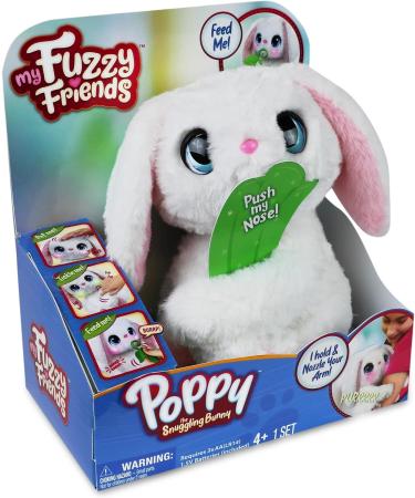 Poppy The Snuggling Bunny Interactive Plush Toy - 50+ Sounds, Lifelike Companion for Kids 4+ - Boys and Girls - Buy Online on GoSupps.com