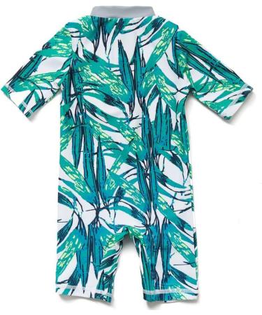 BONVERANO Baby Boy UV Protection Swimsuit 6 Months - Green, Long-Sleeve, UPF 50 - Buy Online on GoSupps.com