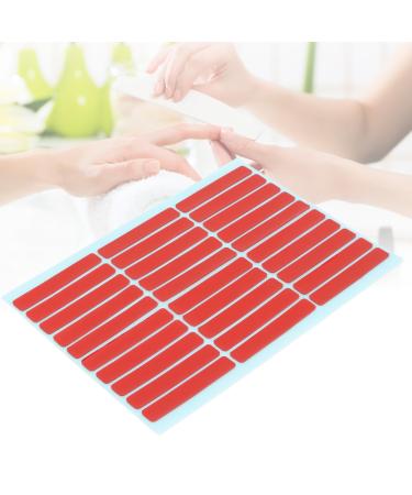 10 Sheet Nail Art Mounting Tape Salon Double Sided Adhesive Tape Accessory Nail Tip Fixation Tools Strong Viscosity Suitable for Nail Tip Color Display Nail Salon