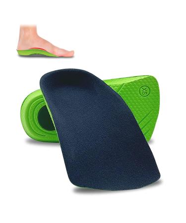 3/4 High Arch Support Insoles for Woman and Man  Orthotic Inserts for Flat Feet Plantar Fasciitis Relief Overpronation  Shoes Insoles for Men Women Running XS (Men 3-5.5  Women 5-6.5)