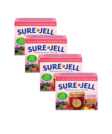 Kraft Sure Jell Light Premium Fruit Pectin 1.75oz (4 Pack)