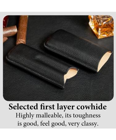 Cigar Boxs Humidors Genuine Leather Cigar Box Cigars Case Slim Curved Pressure-Proof Sealed Cigar Humidor - Buy Online on GoSupps.com