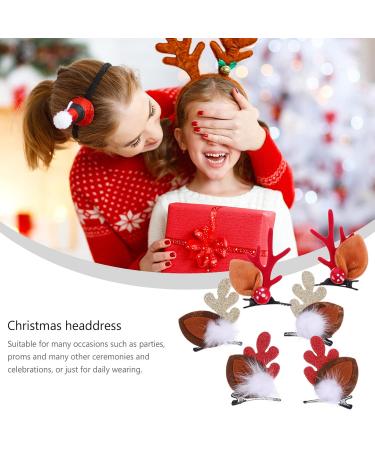 Beaupretty 3 Couple Christmas Antlers - Reindeer Hair Loops & Headgear for Cosplay Decoration - Buy Online on GoSupps.com