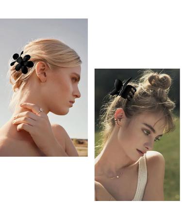 6 Pack Black Hair Clips - Matte Non Slip Claw Clips for Thin Thick Hair - Hair Accessories for Women and Girls - Buy Online on GoSupps.com