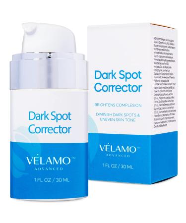 Dark Spot Remover for Face  Dark Spot Corrector  Dark Spot Remover for Body  Hyperpigmentation Treatment  Age Spot Remover  Brightening Serum  Spot Treatment  for All Skin Types  1 FL OZ / 30 ML Blue&White