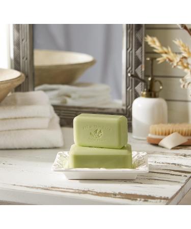 Pre de Provence Artisanal Green Tea Soap Bar - 5.3 oz | Organic Shea Butter, Quad Milled French Skincare for Moisturizing Lather - Buy Online on GoSupps.com