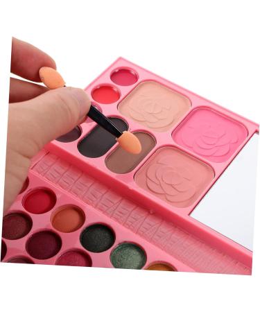 FOMIYES 3pcs 33 Makeup Palette Eyeshadow Kids Makeup Pallet Pink Eye Shadow Pan Cosmetic Bag Make up Girl - Buy Online on GoSupps.com