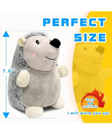 Grey Microwavable Weighted Stuffed Animal Heating Pad - Heatable & Unscented - Buy Online on GoSupps.com