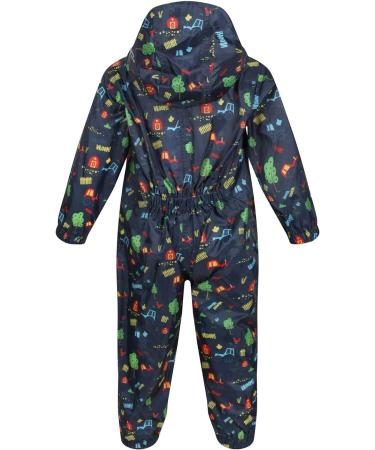 Regatta Kids Puddle Iv All-in-One Suit 6-12 Months - Tractor Blue | Unisex - Buy Online on GoSupps.com