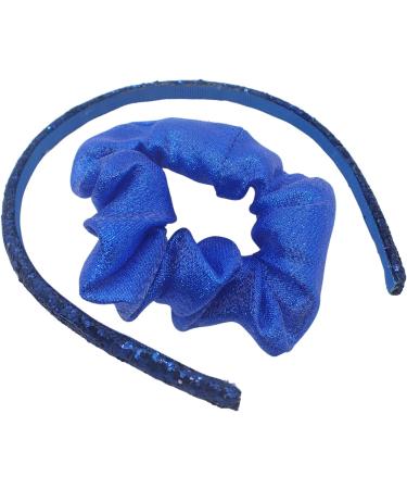 Topkids Accessories Glitter Aliceband And Matching Scrunchie Set. Kids Hair Accessories Hair Scrunchies For Women Girls Headbands Girl Hair Accessories Sequin Headband Girl Headbands (Royal Blue) - Buy Online on GoSupps.com