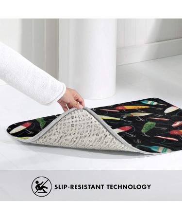 Vanani Fishing Lure Flannel Non-Slip Carpet Easy To Take Care Of Moderate Thickness Suitable For Front Door Garage Door Back Door Bedroom And Kitchen. White One Size - Buy Online on GoSupps.com