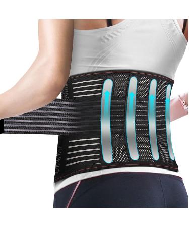 Lower Back Support Belt for Men/Women - Breathable Lumbar Support for Sciatica Pain Relief - XL 1XL Size (Waist 37.4-41.3) by A+ Choice - Buy Online on GoSupps.com