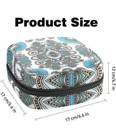 Shop Portable Women's Binding-Up Bags | Menstrual Cup & Tampon Bags for Teens | Boho Indian Vintage Mandala Design - Buy Online on GoSupps.com