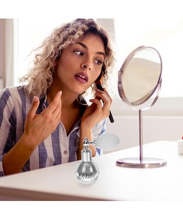 Shimmer Sparkle Powder Spray - Glitter Makeup for Face Body Hair & Nails | Silver White - Buy Online on GoSupps.com
