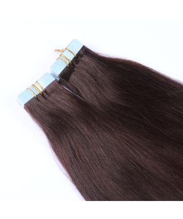 Shop #2 Dark Brown Tape-In Hair Extensions - 70cm 30 Bricks 100% Remy Real Hair - Tresse by Novon - Buy Online on GoSupps.com