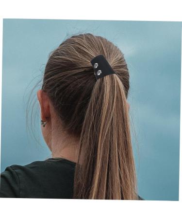 Ipetboom Hair Ring Girl Hair Clips Hair Strips Personalized Hair Ties Hair Accessories Hair Holders Stretch Hair Ties Braid Holder Hair Band Women Headdress Leather Ponytail Miss Cuff - Buy Online on GoSupps.com