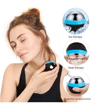 Cold Massage Scooter Ball | Stainless Steel Muscle Relief & Inflammation Reduction | Long-Lasting Cooling/Heat for Back Shoulders & Buttocks - Buy Online on GoSupps.com