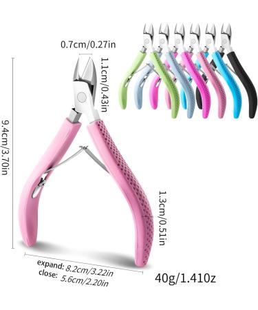 Nails Care Cuticle Trimmer With Soft Rubber Handle Full Jaw Cutter For Accurate Cuticle Removal Professional Nails Tool - Buy Online on GoSupps.com