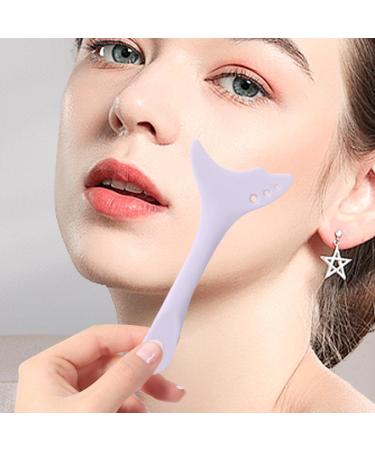 Eyelash Shield For Mascara - Silicone Eyeshadow Stencils Pad Reusable Multifunctional Eyelash Lipstick Eyeshadow Applicators Aid Tool For Beginners And Makeup Master Purple - Buy Online on GoSupps.com