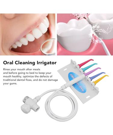 Non-Electric Mouth Shower - 5 Color Options for Home Tap | Dental Floss Tips & Safety Water Pressure Cleaner | Easy Installation Tool - Buy Online on GoSupps.com
