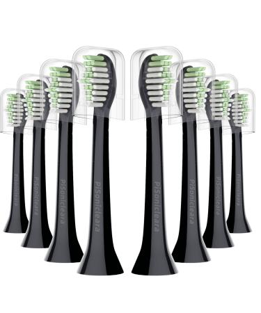 One Series Replacement Toothbrush Heads Pisonicleara Compatible with sonicare Philips One Series BH1022/03 HY1100/02 HY1102 (8-pc) Battery Brush  Mango Snow White Travel Refill Black