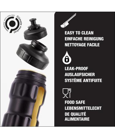 Buy SIGG Alu Sport Drinking Bottle - 0.75L Black - Climate-Neutral & Leak-Proof - BPA-Free - Perfect for Sports - International Shipping Available - Buy Online on GoSupps.com