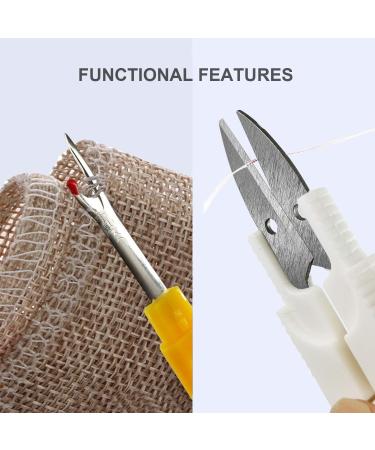 2-Piece Seam Ripper and Thread Remover Kit for Sewing - Sharp Stitch Unpicker with Ergonomic Handles - Buy Online on GoSupps.com