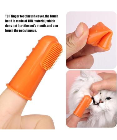 Dog Toothpaste with Brush - Dog Toothpaste and Brush Set - Dog Teeth Cleaning Kit Finger Brush Care Kit for Dogs Cats Puppy Pet Supplies Hamil A: Vanilla Flavor - Buy Online on GoSupps.com