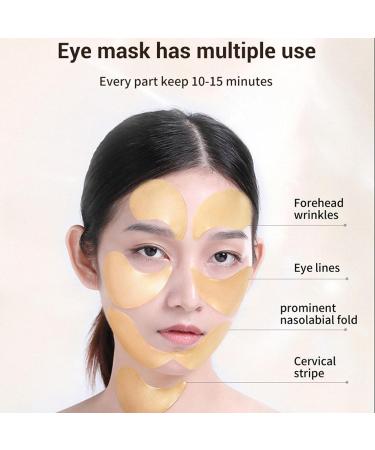 60 PC Yellow Eye Pads - Anti-Aging Hydrogel Eye Masks with Hyaluron & Collagen for Dark Circles Puffiness & Wrinkle Reduction | Shop Internationally - Buy Online on GoSupps.com