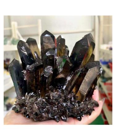 Crystal Cluster Natural Quartz Obelisk Crystal Cluster Stone Full of Texture (Size : 550-600g)