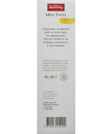 KAMBLY Mini Twist Cheese 100 g - Pack of 6 - Buy Online on GoSupps.com