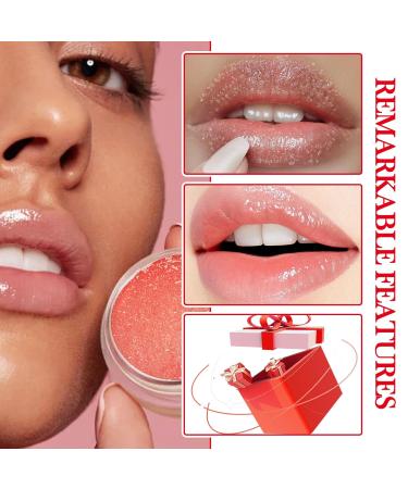 2PCS Strawberry & Orange Conditioning Lip Scrub Kit Moisturizing Lip Sleeping Mask Long Lasting Hydrating Lip Scrubber Exfoliator Lip Care Products for Men & Women - Buy Online on GoSupps.com