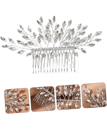 FRCOLOR Hair Comb Bridesmaid Hair Accessories Pearl Hair Accessories Flower Hair Clips for Women Hair Accessories for Women Pearl Tiara Women's Iron Rhinestones Rhinestone Hair - Buy Online on GoSupps.com