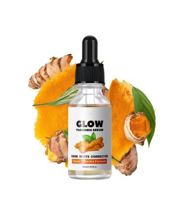 Curmeric Glow S rum correcteur de taches sombres pour le visage et le corps soin hydratant anti- ge au curcuma naturel hydrate les peaux ternes et s ches r duit les taches sombres les ridules et