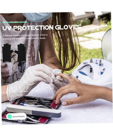 minkissy 5 Pairs Nail Protection Gloves Uv Shield Gloves Anti-uv Gloves Sun Gloves Manicure Light Gloves Manicure Tools Protective Gloves Hand Covers Ultraviolet Light Miss Hand Guard Nylon - Buy Online on GoSupps.com