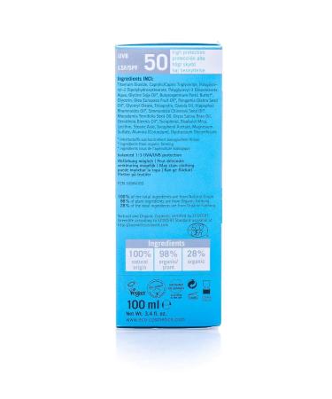 Buy Eco Sun Lotion SPF 50+ | Waterproof Vegan Natural Cosmetics for Face & Body - 100ml - Buy Online on GoSupps.com