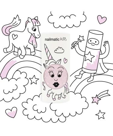 Nailmatic Kids Mermaid Nail Polish Set | Non-Toxic Glitter & Blue Lacquer for Children | 3 Years & Up | Safe Manicure for Girls - Buy Online on GoSupps.com