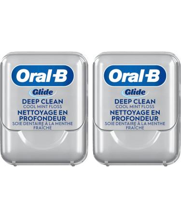 Oral-B Glide Pro-Health Deep Clean Cool Mint Dental Floss Value 2 Pack (40m Each) 40 m (Pack of 2) - Buy Online on GoSupps.com