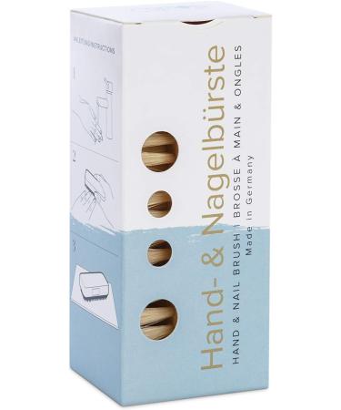 REMOS Beechwood Hand and Nail Brush with Natural Bristles - Premium Nail Cleaning Tool for All Skin Types - Buy Online on GoSupps.com