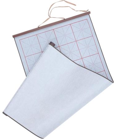 TEHAUX 2pcs Brush Calligraphy Practice Convenient Calligraphy Water Cloth Daily Use Brocade Reel Silverx2pcs 75.00X38.00X0.10CMx2pcs - Buy Online on GoSupps.com