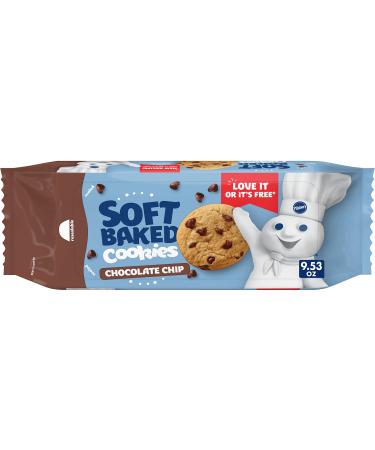 Pillsbury Soft Baked Cookies, Chocolate Chip, 9.53 oz, 18 ct