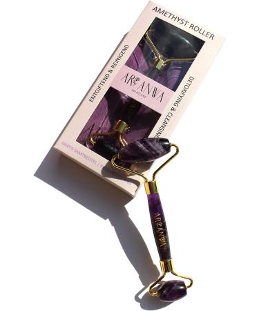 ARI ANWA Skincare Amethyst Roller | 100% Natural Healing Crystal for Anti-Aging & Radiant Skin - Buy Online on GoSupps.com